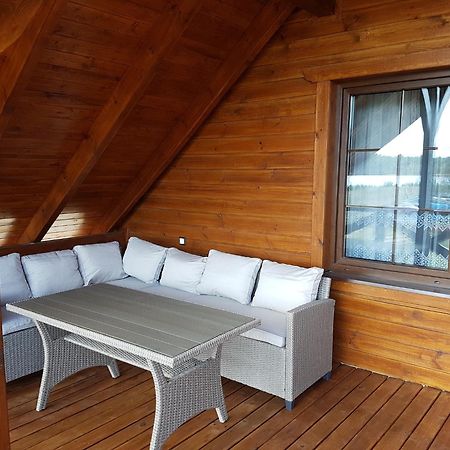 Wooden Holiday Home In Skrzynia With Terrace Osiek  Kültér fotó