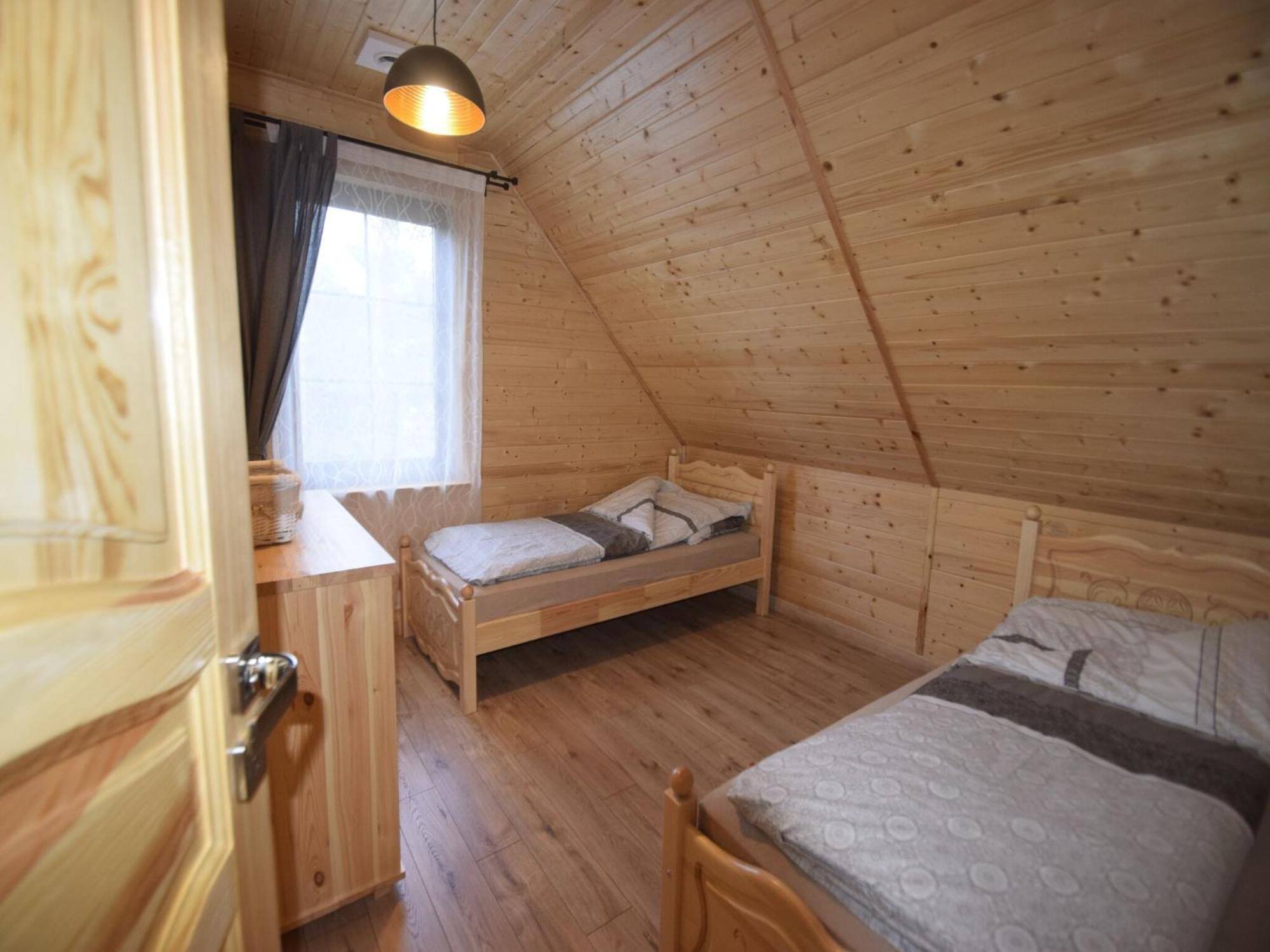Wooden Holiday Home In Skrzynia With Terrace Osiek  Kültér fotó