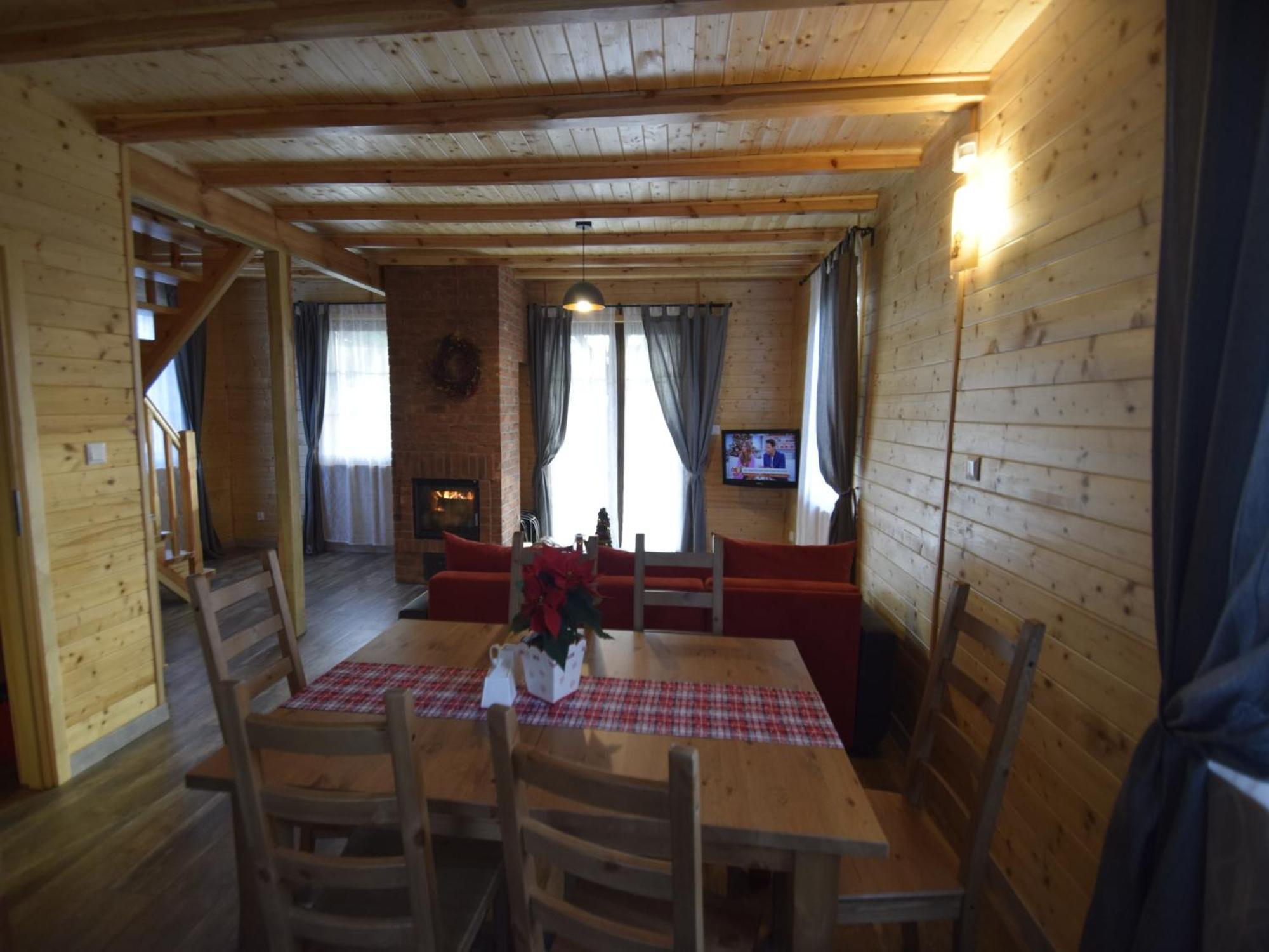 Wooden Holiday Home In Skrzynia With Terrace Osiek  Kültér fotó