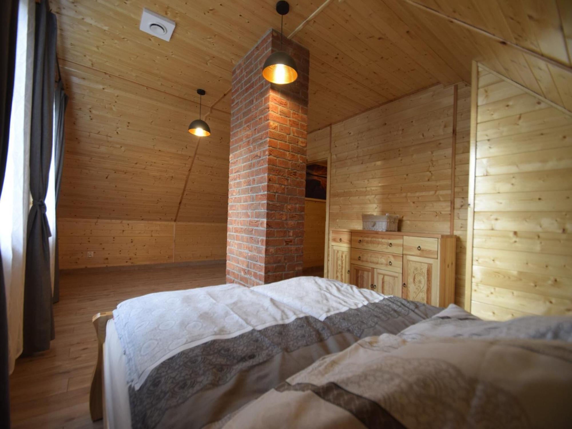 Wooden Holiday Home In Skrzynia With Terrace Osiek  Kültér fotó
