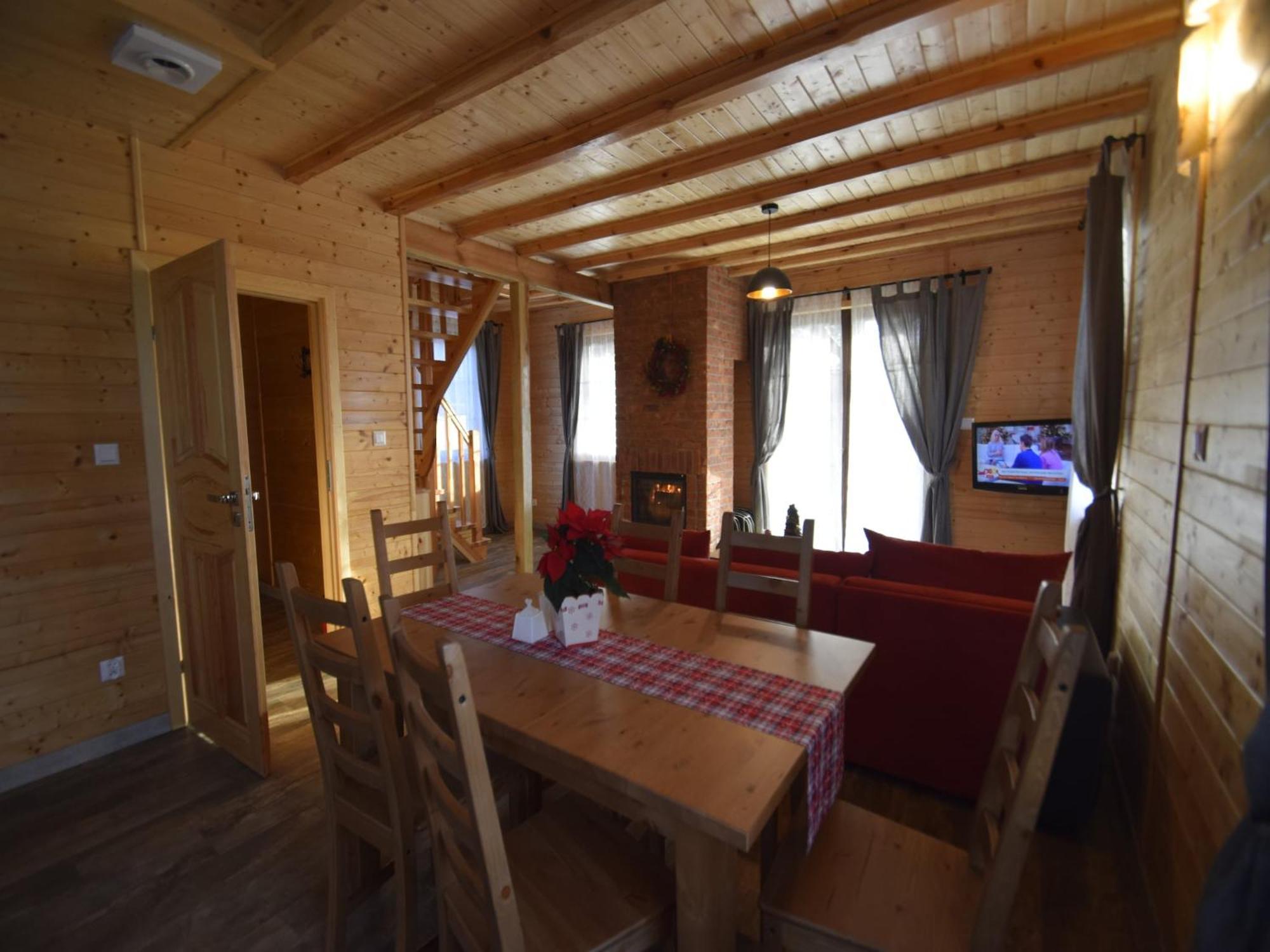 Wooden Holiday Home In Skrzynia With Terrace Osiek  Kültér fotó