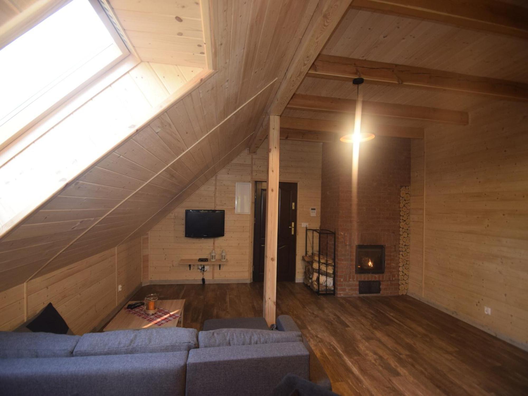 Wooden Holiday Home In Skrzynia With Terrace Osiek  Kültér fotó