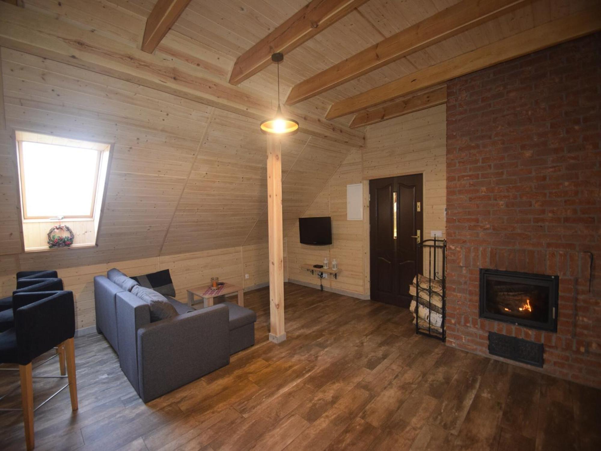 Wooden Holiday Home In Skrzynia With Terrace Osiek  Kültér fotó