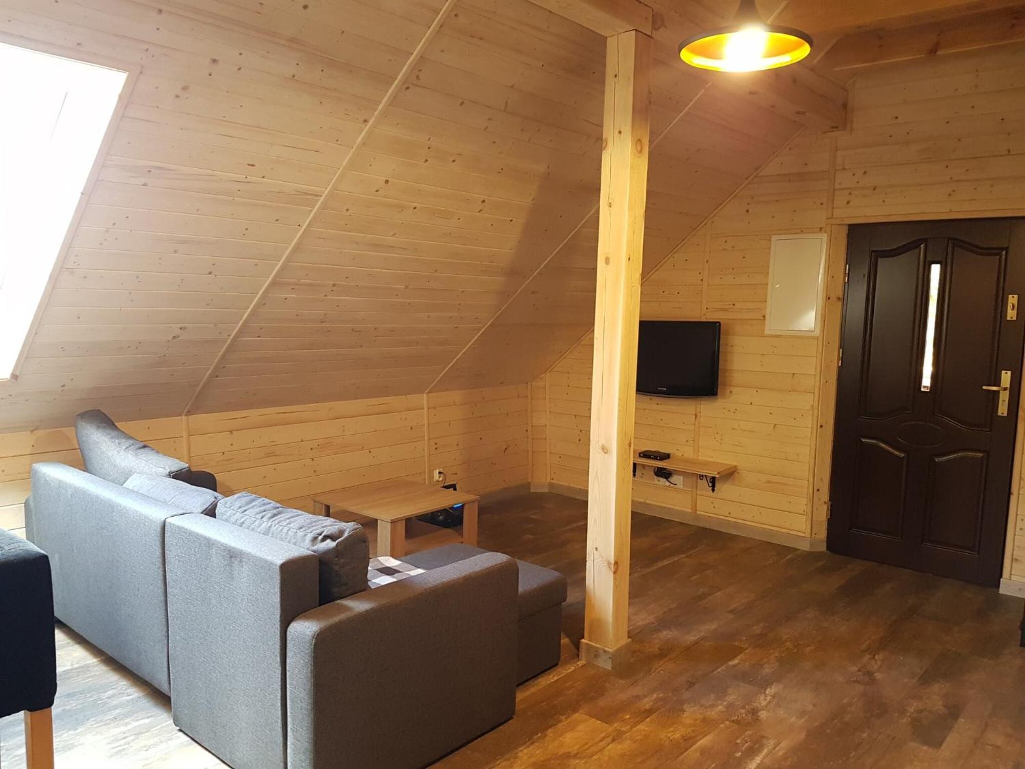 Wooden Holiday Home In Skrzynia With Terrace Osiek  Kültér fotó